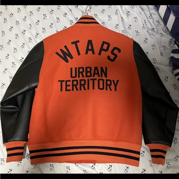 Wtaps wopo melton baseball varsity jacket